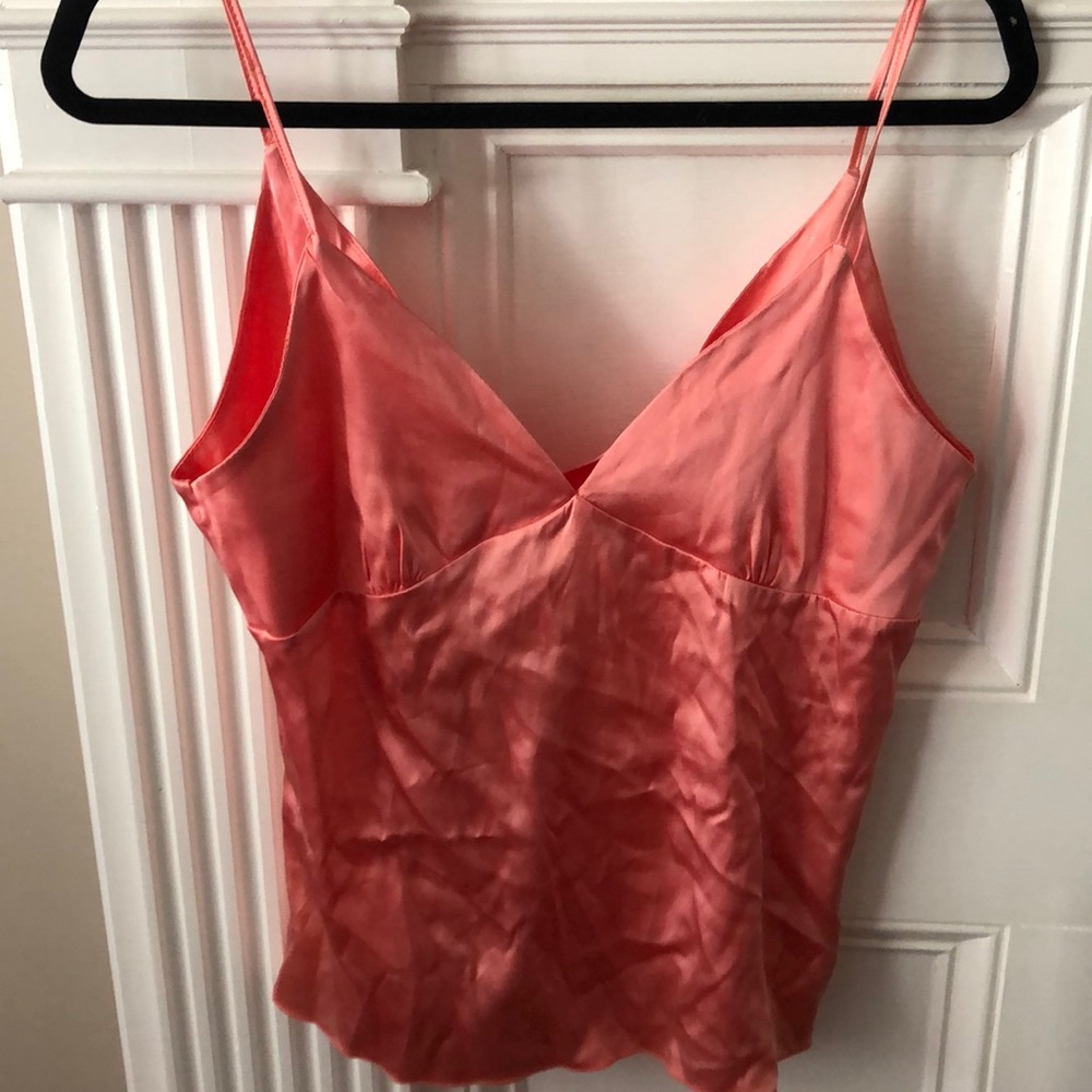 Apricot silk top never worn